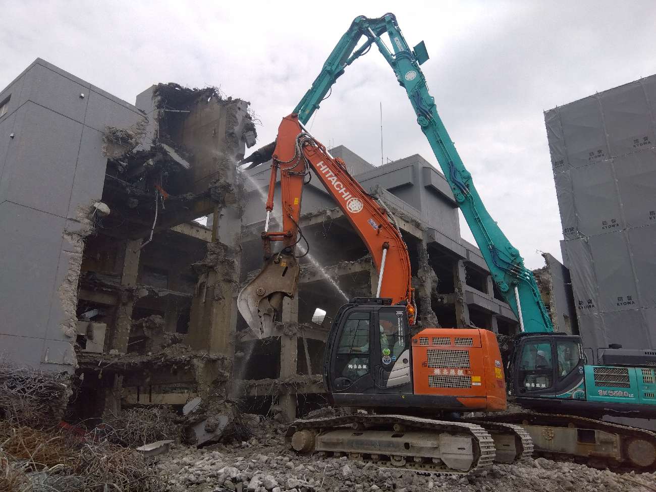 【解体工事】旧村上総合病院